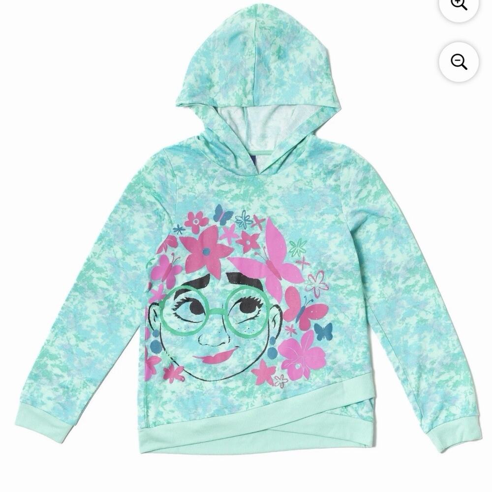 Disney Encanto Mirabel Little Girls French Terry Pullover M 7/8 NWT